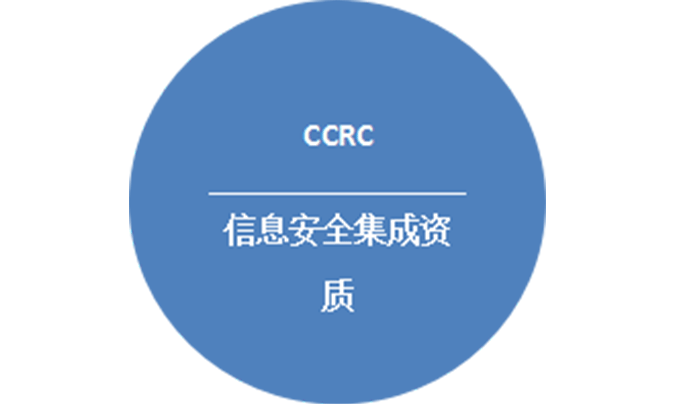 信息安全集成(chéng)資質（CCRC）